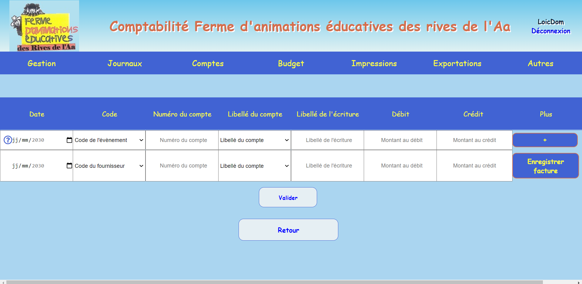 Exemple de site web