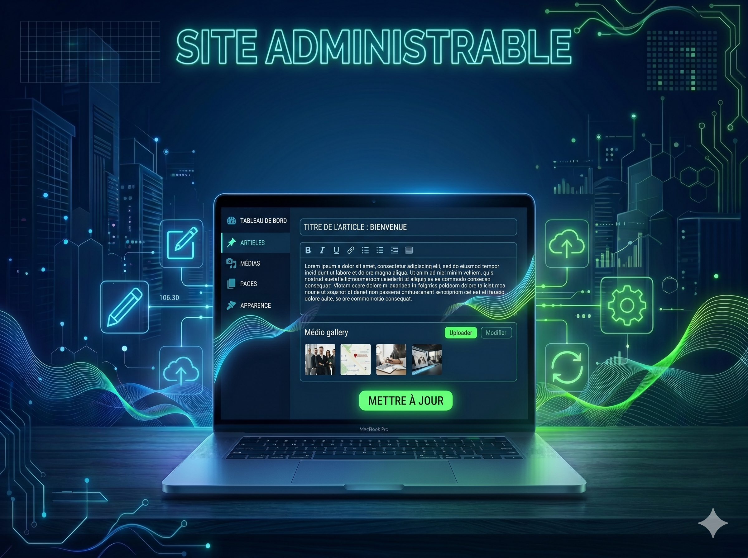 Site administrable