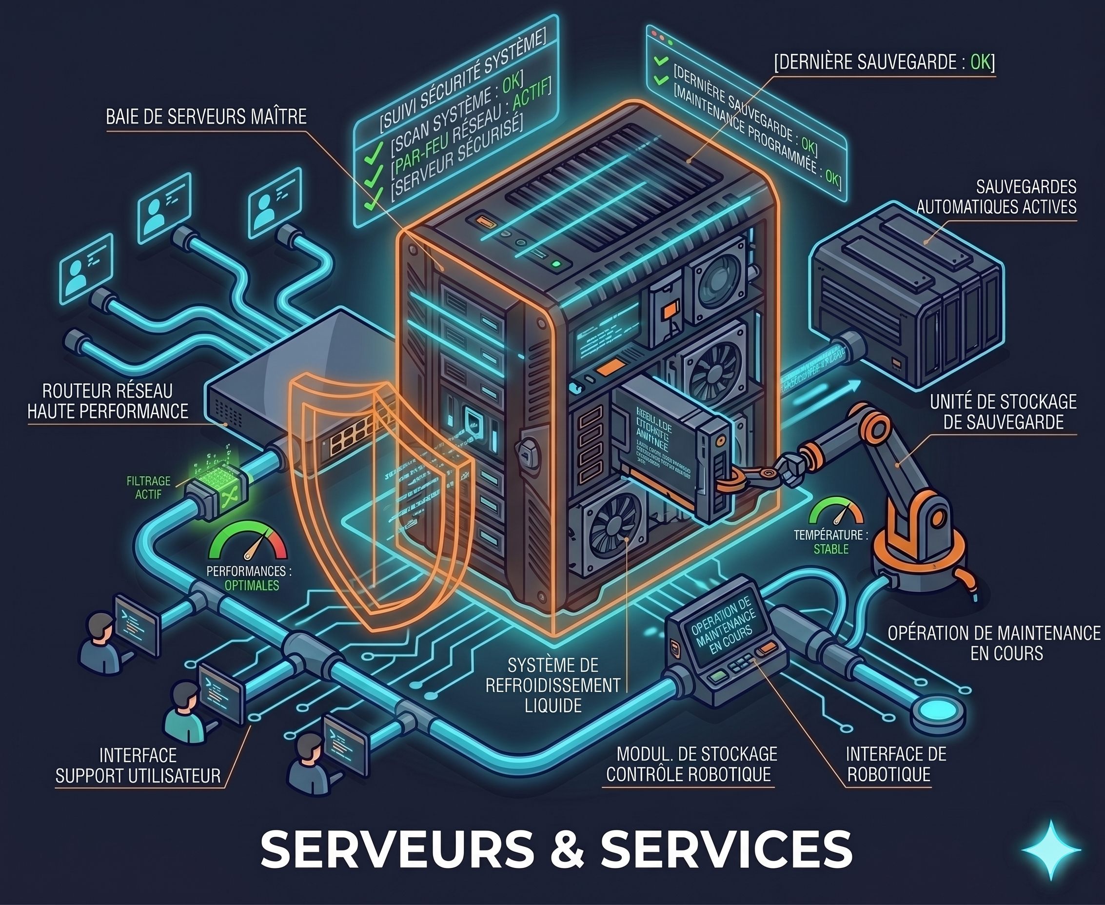 Serveur et services